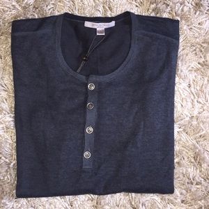 John Varvatos Silk/Cashmere Crewneck